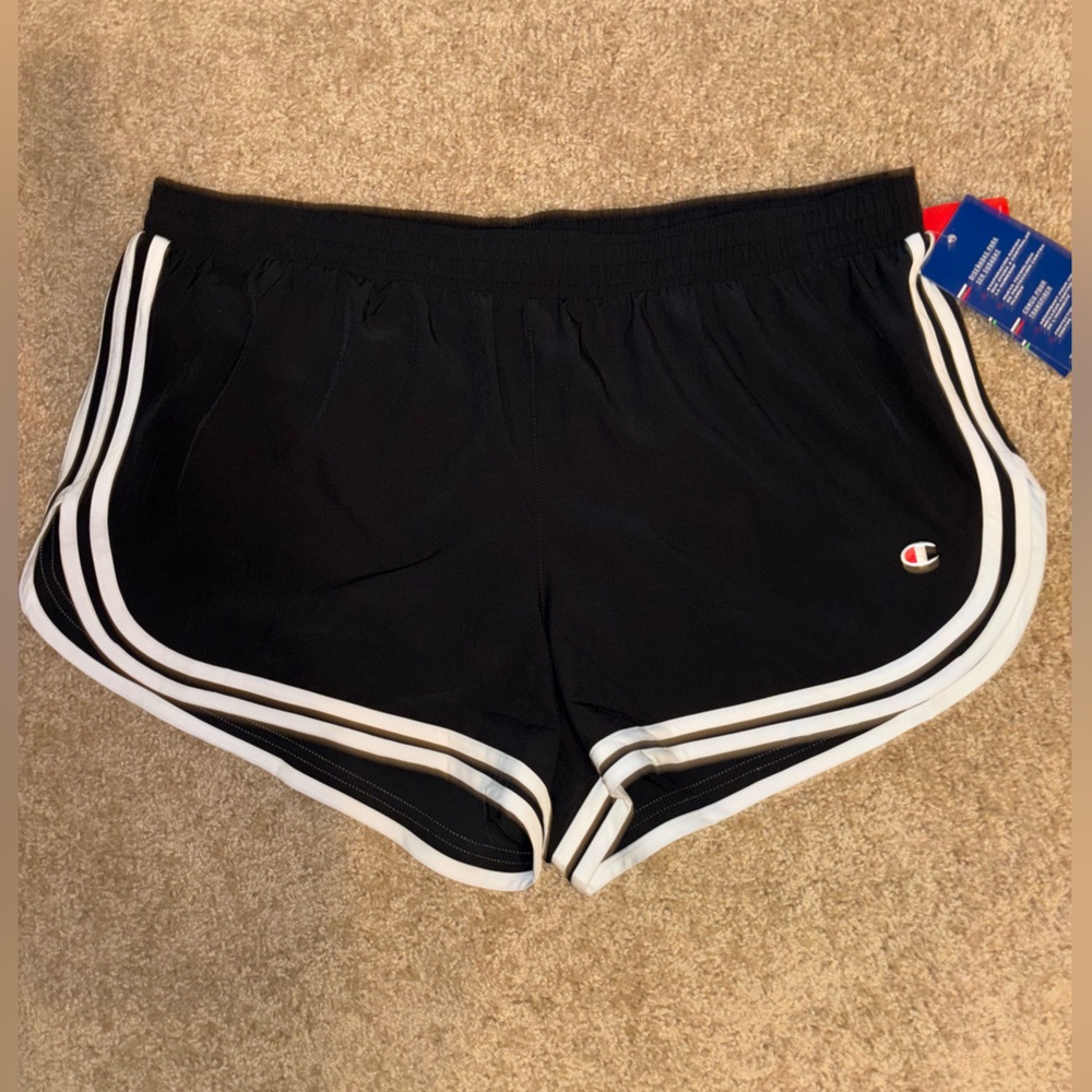 Champion black athletic shorts size XL NWT*